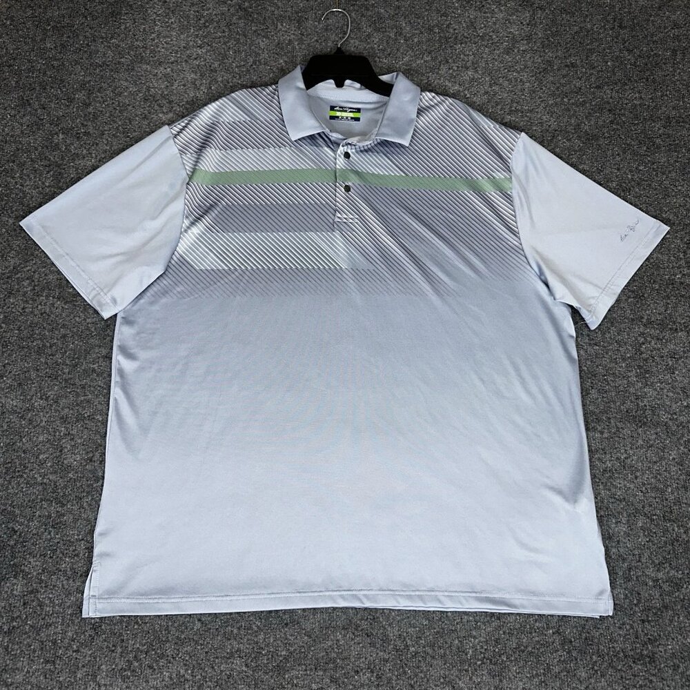 Ben Hogan Polo Shirt Mens 2XL Blue‎ Golf Performance Short Sleeve Casual Adult